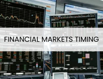 Financial data on monitors